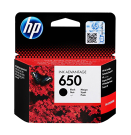 HP 650 Siyah Mürekkep Kartuşu CZ101AE