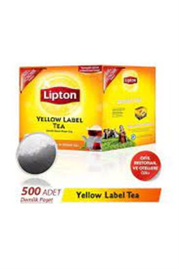 Lipton Yellow Label 500'lü Demlik Poşet çay