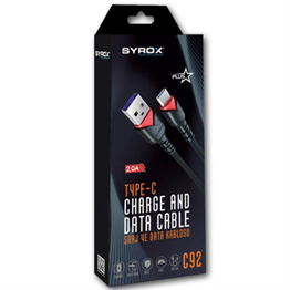 Syrox Şarj ve Data Kablosu C92