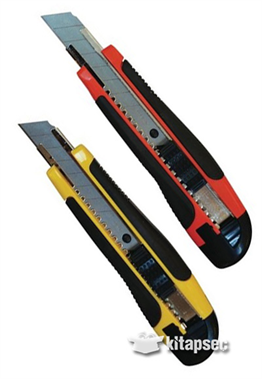 Ticon Maket Bıçağı Geniş Kilitlemeli Metal 202